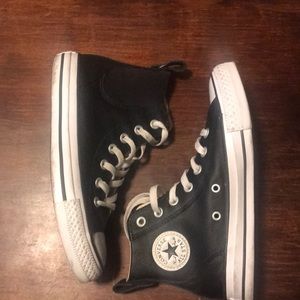 Leather Converse